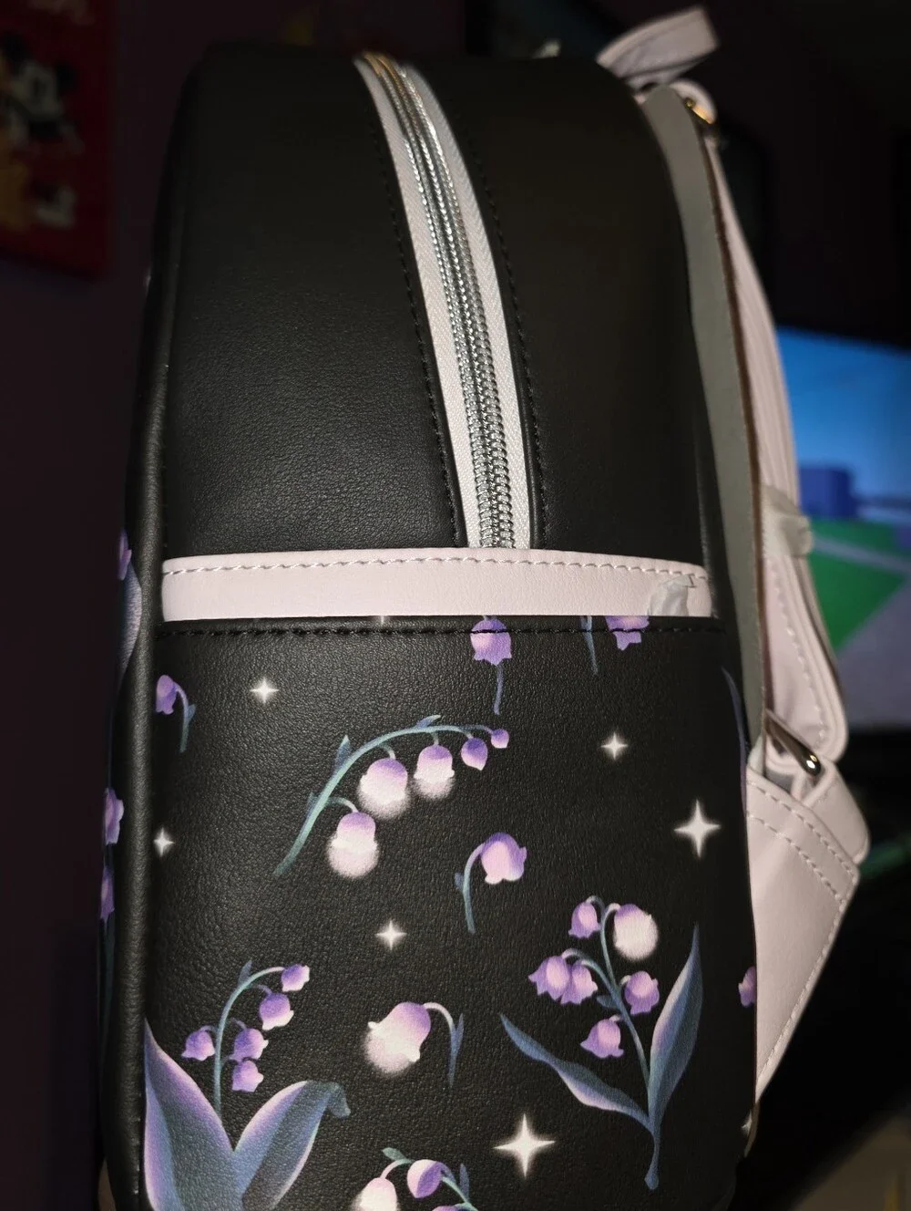 New! Loungefly Disney Peter Pan Tinker Bell Floral Mini Backpack
